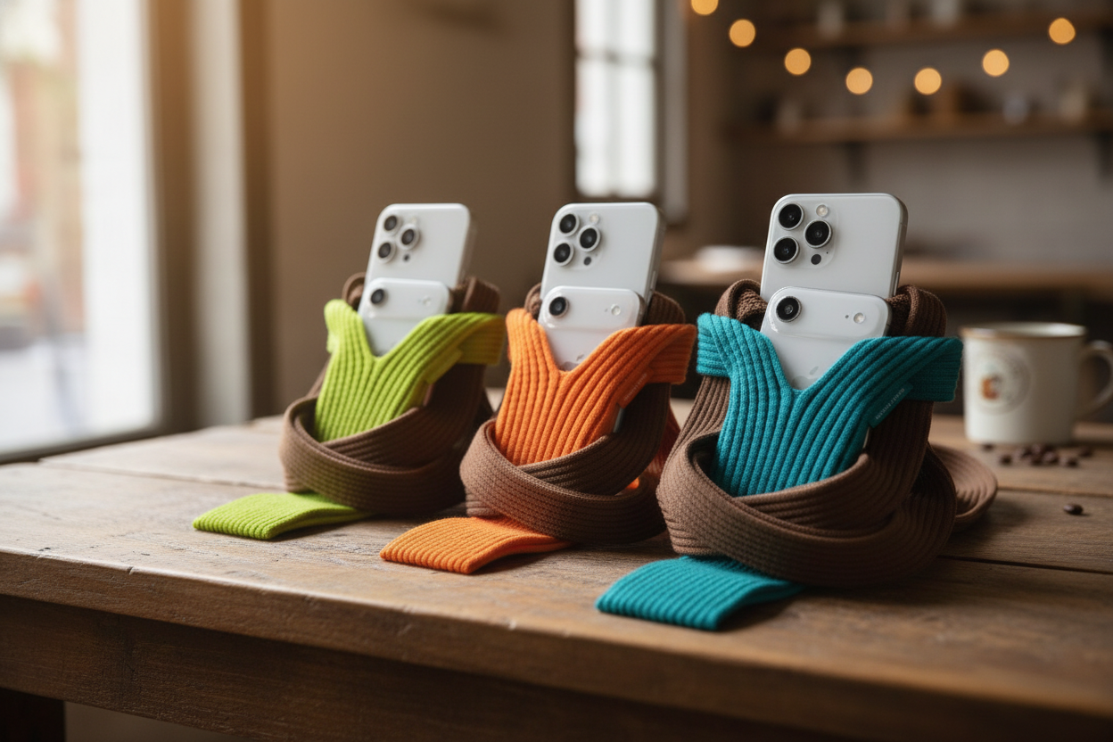 iPhone Pocket – Knitted Bag for iPhone