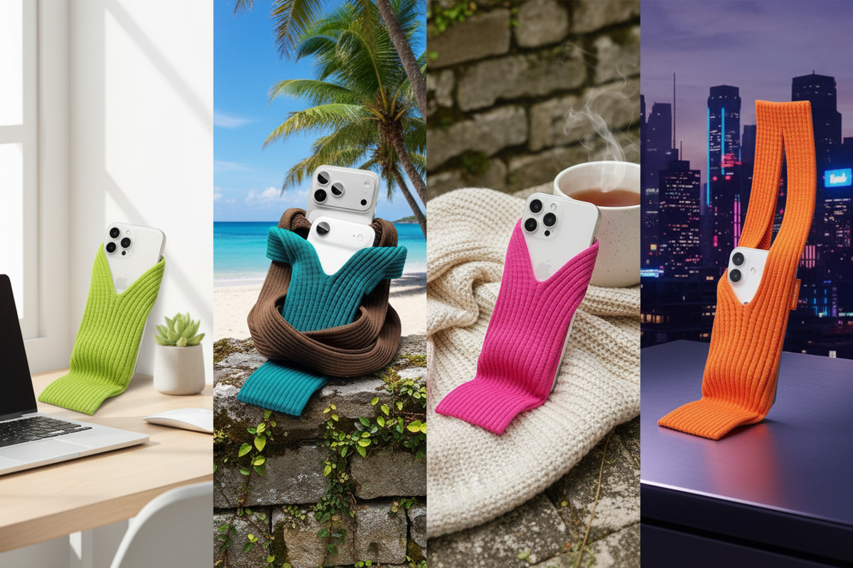 iPhone Pocket – Knitted Bag for iPhone