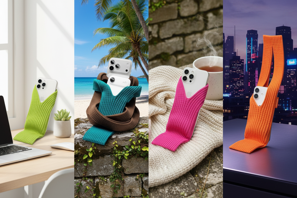 iPhone Pocket – Knitted Bag for iPhone